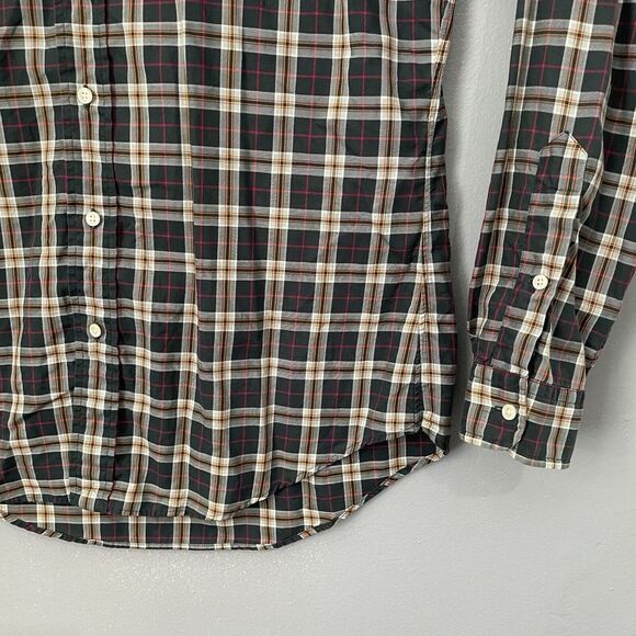 Ralph Lauren Casual Shirt Men Medium Button Down Blue Plaid Pink Pony Custom Fit - Picture 3 of 10